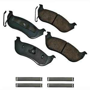 Akebono Pro-ACT™ Ultra-Premium Ceramic Rear Disc Brake Pads for 2007 Mercury Mountaineer - ACT1109