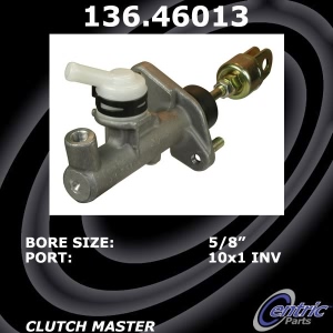 Centric Premium Clutch Master Cylinder for Chrysler Sebring - 136.46013