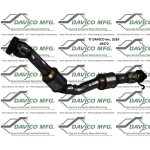 Davico Direct Fit Catalytic Converter and Pipe Assembly for 2010 Chevrolet Impala - 19472