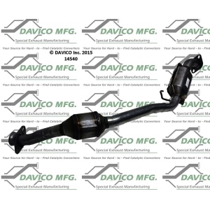 Davico Direct Fit Catalytic Converter and Pipe Assembly for 1993 Ford Mustang - 14540