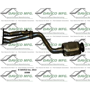Davico Direct Fit Catalytic Converter and Pipe Assembly for 2001 Lexus GS300 - 18388