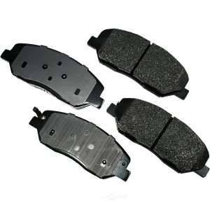 Akebono Pro-Act™ Ultra-Premium Ceramic Brake Pads for 2011 Hyundai Genesis - ACT1384
