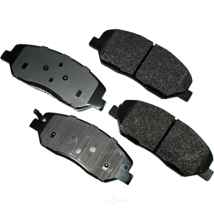 Akebono Pro-Act™ Ultra-Premium Ceramic Brake Pads for 2010 Hyundai Genesis - ACT1384