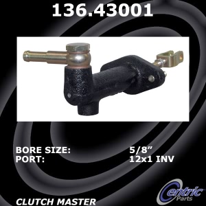 Centric Premium™ Clutch Master Cylinder for Isuzu - 136.43001
