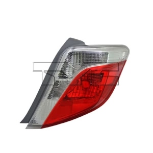 TYC Passenger Side Replacement Tail Light for 2012 Toyota Yaris - 11-11981-01-9