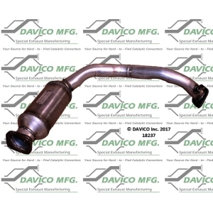 Davico Direct Fit Catalytic Converter and Pipe Assembly for Mitsubishi Montero Sport - 18237