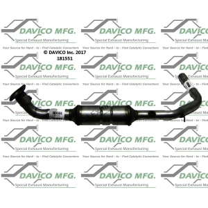 Davico Direct Fit Catalytic Converter and Pipe Assembly for BMW - 181551