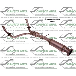 Davico Direct Fit Catalytic Converter and Pipe Assembly for 2003 GMC Sonoma - 19351