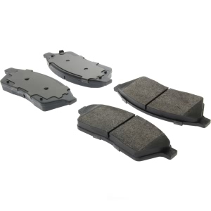 Centric Posi Quiet™ Semi-Metallic Front Disc Brake Pads for Saab - 104.14220