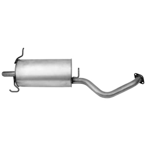 Walker Quiet Flow Stainless Steel Oval Aluminized Exhaust Muffler And Pipe Assembly for 2010 Nissan Sentra - 54744