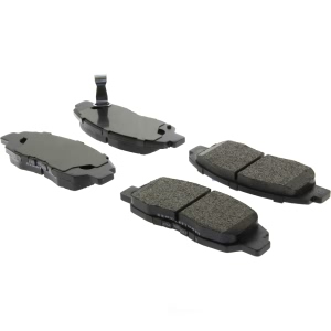 Centric Posi Quiet™ Extended Wear Semi-Metallic Front Disc Brake Pads for 2009 Honda Civic - 106.07640