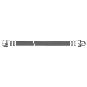 Centric Front Brake Hose for 2016 Mercedes-Benz E350 - 150.35037