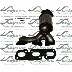 Davico Exhaust Manifold with Integrated Catalytic Converter for Mazda MPV - 19208