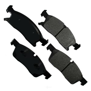 Akebono Pro-ACT™ Ultra-Premium Ceramic Front Disc Brake Pads for 2015 Dodge Durango - ACT1455