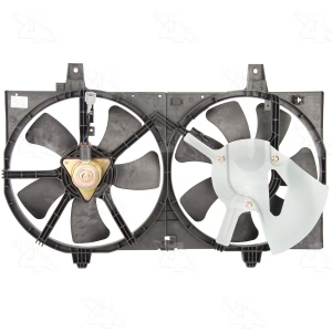 Four Seasons Dual Radiator And Condenser Fan Assembly for Nissan Sentra - 75527