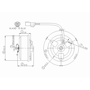 TYC Passenger Side Engine Cooling Fan Motor for 2004 Acura MDX - 630920