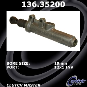 Centric Premium Clutch Master Cylinder for 2008 Chrysler Crossfire - 136.35200