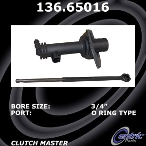 Centric Premium Clutch Master Cylinder for Mazda Navajo - 136.65016