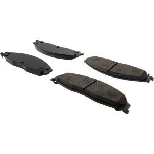 Centric Posi Quiet™ Extended Wear Semi-Metallic Front Disc Brake Pads for 2007 Cadillac CTS - 106.09210