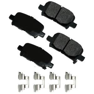 Akebono Pro-ACT™ Ultra-Premium Ceramic Rear Disc Brake Pads for 2003 Acura MDX - ACT865A