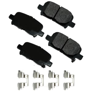 Akebono Pro-ACT™ Ultra-Premium Ceramic Rear Disc Brake Pads for 2004 Honda Pilot - ACT865A