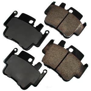 Akebono EURO™ Ultra-Premium Ceramic Front Disc Brake Pads for Porsche Cayman - EUR917