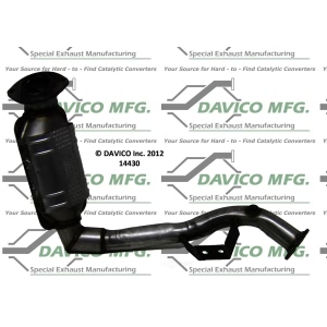 Davico Direct Fit Catalytic Converter and Pipe Assembly for 2000 Ford Escort - 14430