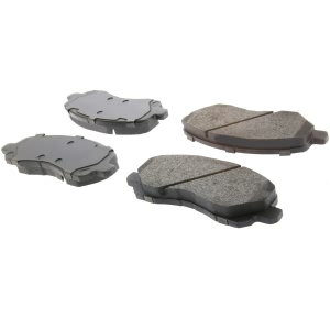 Centric Posi Quiet™ Semi-Metallic Front Disc Brake Pads for 2010 Dodge Caliber - 104.08660