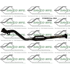 Davico Direct Fit Catalytic Converter and Pipe Assembly for 1994 Oldsmobile Silhouette - 16534