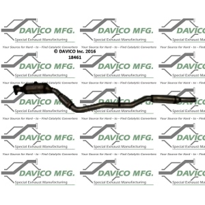 Davico Direct Fit Catalytic Converter and Pipe Assembly for 2007 Audi A6 Quattro - 18461