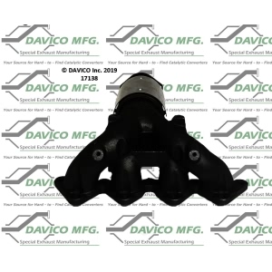 Davico Exhaust Manifold with Integrated Catalytic Converter for 2005 Hyundai Tucson - 17138
