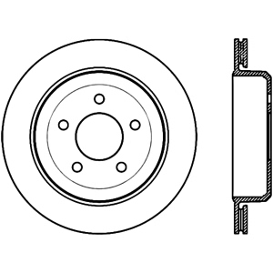 Centric Premium™ Brake Rotor for Mercury Marauder - 125.61073