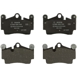 Bosch EuroLine™ Semi-Metallic Rear Disc Brake Pads for Porsche - 0986424741