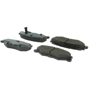 Centric Posi Quiet™ Extended Wear Semi-Metallic Rear Disc Brake Pads for 2000 Chevrolet Corvette - 106.07320