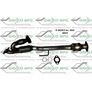 Davico Direct Fit Catalytic Converter and Pipe Assembly for 2007 Nissan Altima - 18453