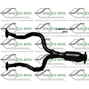 Davico Direct Fit Catalytic Converter and Pipe Assembly for 2005 Lexus GS430 - 18401
