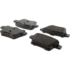 Centric Posi Quiet™ Extended Wear Semi-Metallic Rear Disc Brake Pads for 2005 Ford Freestyle - 106.10710