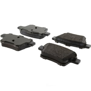 Centric Posi Quiet™ Extended Wear Semi-Metallic Rear Disc Brake Pads for Ford Taurus X - 106.10710