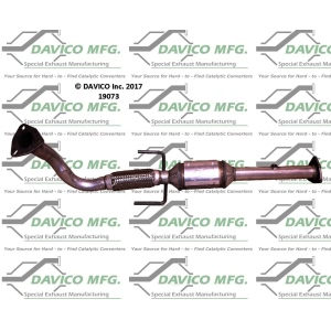 Davico Direct Fit Catalytic Converter and Pipe Assembly for 2001 Saturn LW200 - 19073