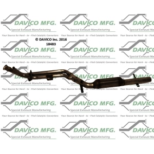 Davico Direct Fit Catalytic Converter and Pipe Assembly for Mercedes-Benz SL600 - 18483
