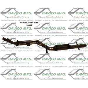 Davico Direct Fit Catalytic Converter and Pipe Assembly for Mercedes-Benz 600SL - 18483