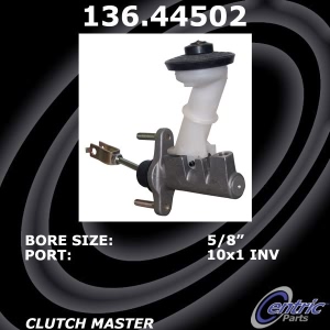 Centric Premium Clutch Master Cylinder for 1998 Toyota Tercel - 136.44502