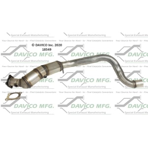 Davico Direct Fit Catalytic Converter and Pipe Assembly for Porsche Panamera - 18549