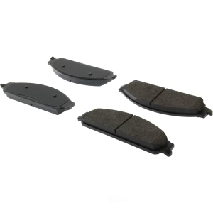 Centric Posi Quiet™ Extended Wear Semi-Metallic Front Disc Brake Pads for 2009 Mercury Sable - 106.10700