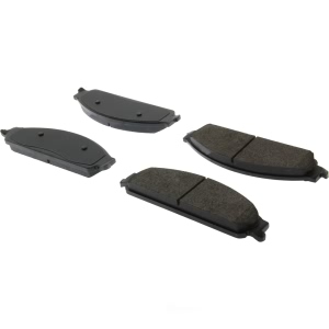 Centric Posi Quiet™ Extended Wear Semi-Metallic Front Disc Brake Pads for 2008 Mercury Sable - 106.10700