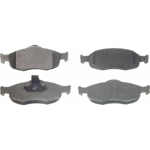 Wagner ThermoQuiet Semi-Metallic Disc Brake Pad Set for 1997 Mercury Mystique - MX648