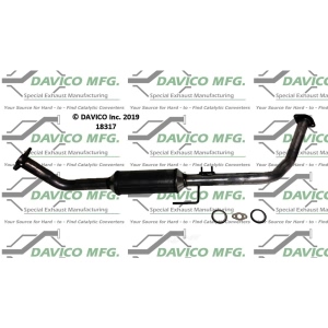 Davico Direct Fit Catalytic Converter and Pipe Assembly for Toyota Sequoia - 18317