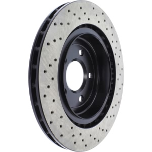 Centric SportStop Drilled 1-Piece Rear Brake Rotor for 2007 Chevrolet Corvette - 128.62103