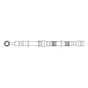 Centric Front Brake Hose for 2004 Volvo V40 - 150.39008