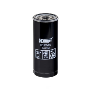 Hengst Spin-On Engine Oil Filter for Audi V8 Quattro - H14W22